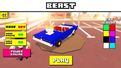 Blocky Car Racer screenshot №6